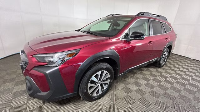 2025 Crimson Red Pearl Subaru Outback Premium AWD SUV