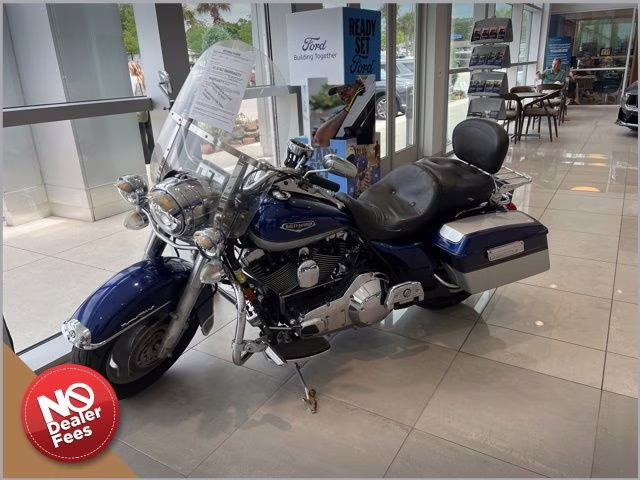 2006 Blue Harley-Davidson Road King Road King Motorcycle