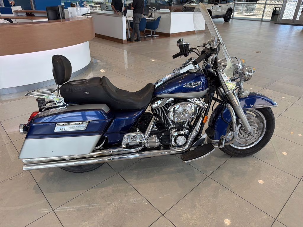 2006 Blue Harley-Davidson Road King Road King Motorcycle