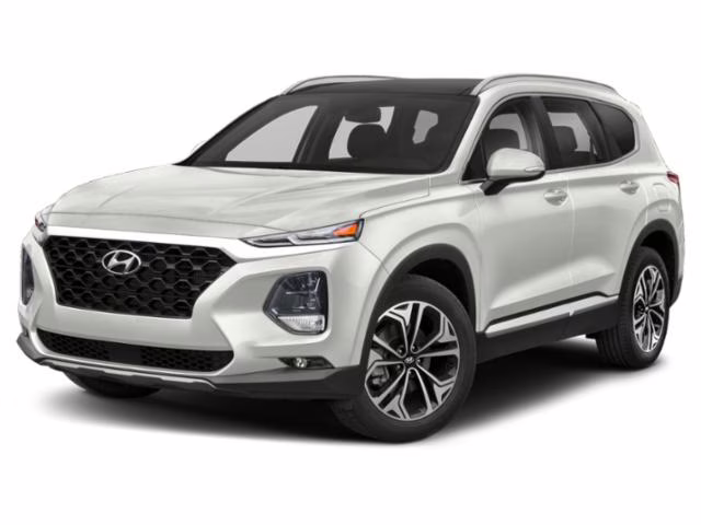 2020 Quartz White Hyundai Santa Fe Limited AWD SUV