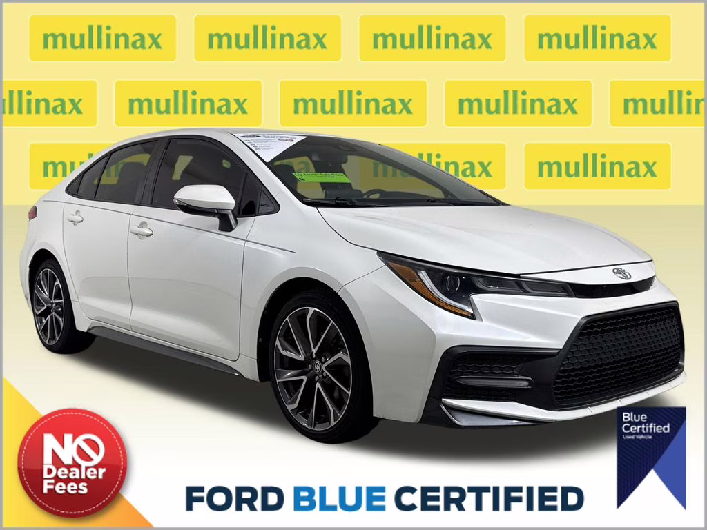 2020 Blizzard Pearl Toyota Corolla SE FWD Sedan