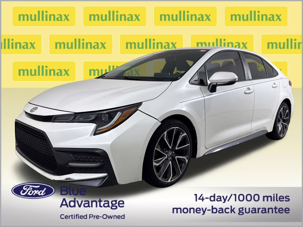 2020 Blizzard Pearl Toyota Corolla SE FWD Sedan