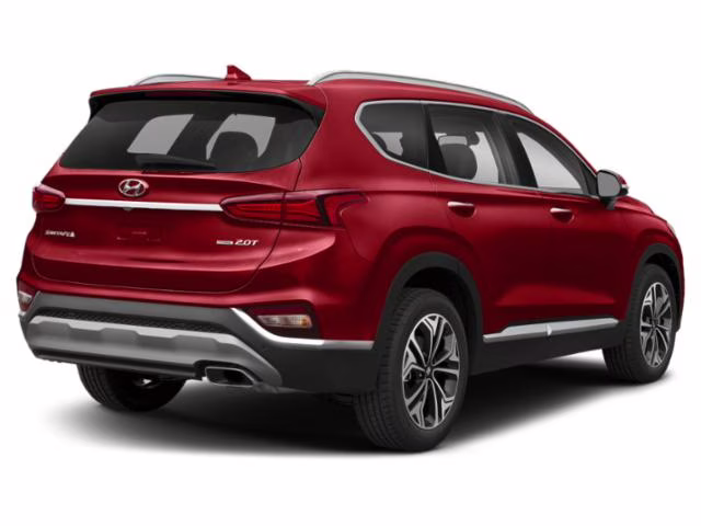 2019 Scarlet Red Hyundai Santa Fe Ultimate AWD SUV