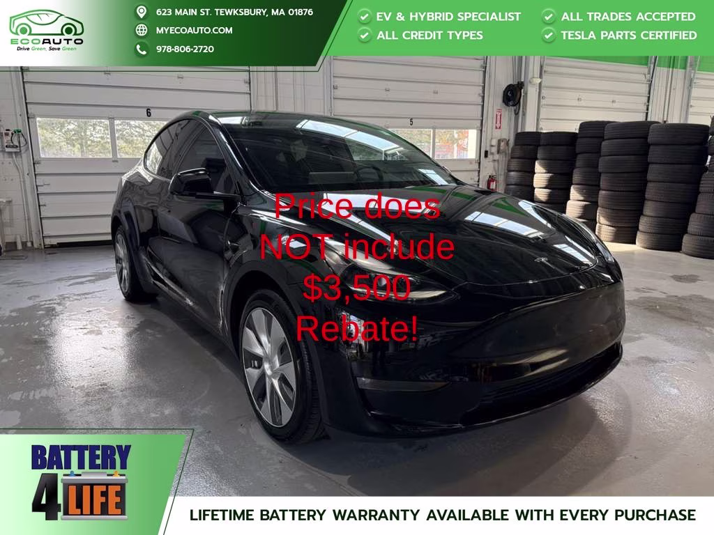 2023 Solid Black Tesla Model Y Long Range AWD SUV