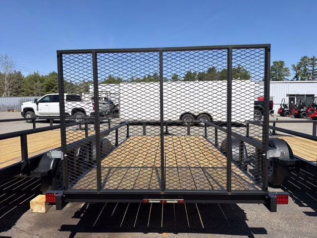 2026 Black Karavan 12 Ft steel w/wood deck tariler Khu29907212bt Trailer