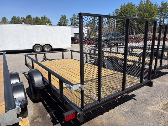 2026 Black Karavan 12 Ft steel w/wood deck tariler Khu29907212bt Trailer