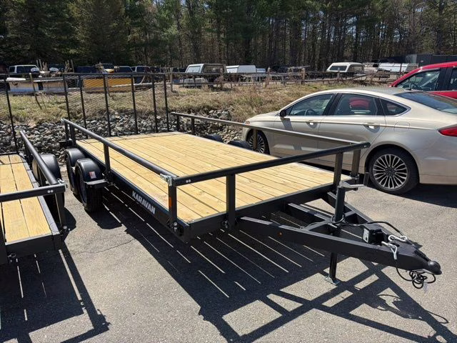 2026 Black Karavan 15ft steel w/wood deck trailer Kthu65008215bt Trailer