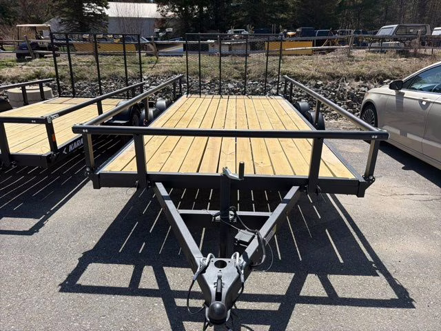 2026 Black Karavan 15ft steel w/wood deck trailer Kthu65008215bt Trailer