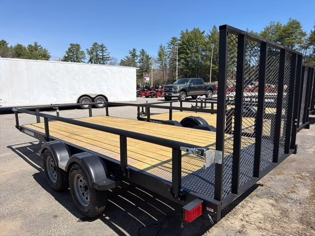 2026 Black Karavan 15ft steel w/wood deck trailer Kthu65008215bt Trailer
