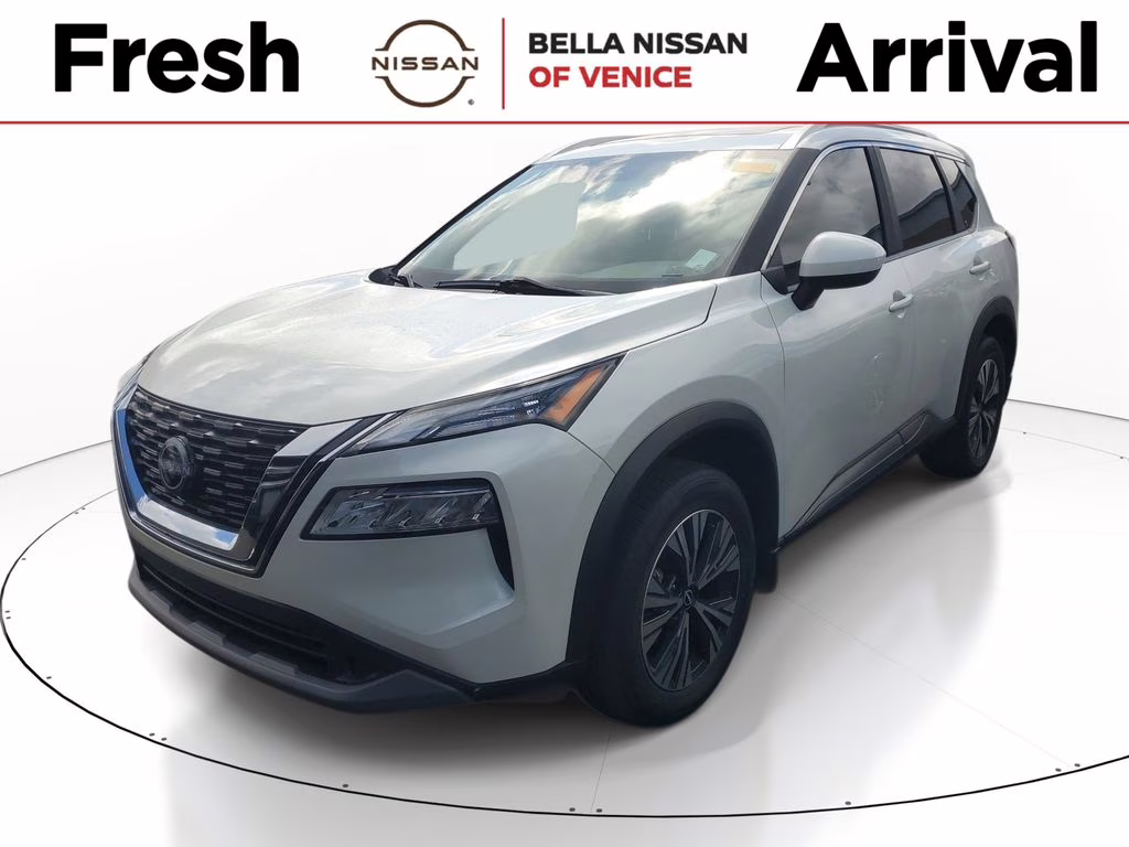 2023 Pearl White Tricoat Nissan Rogue SV FWD SUV