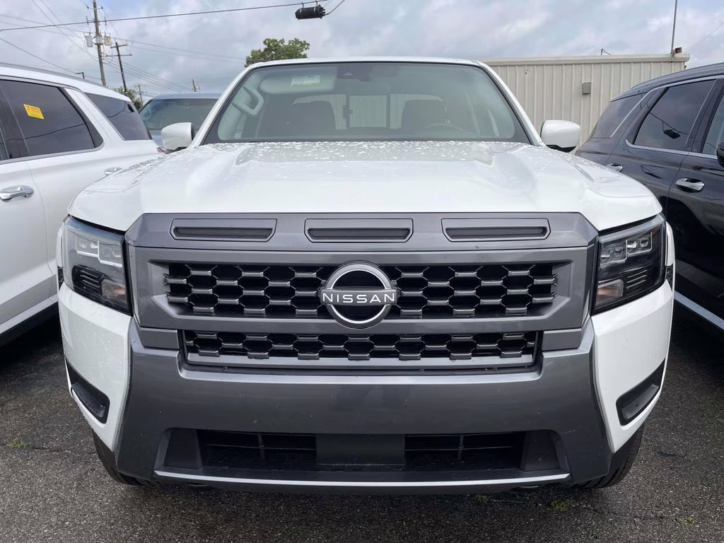2026 Glacier White Nissan Frontier SV 4X4 Truck