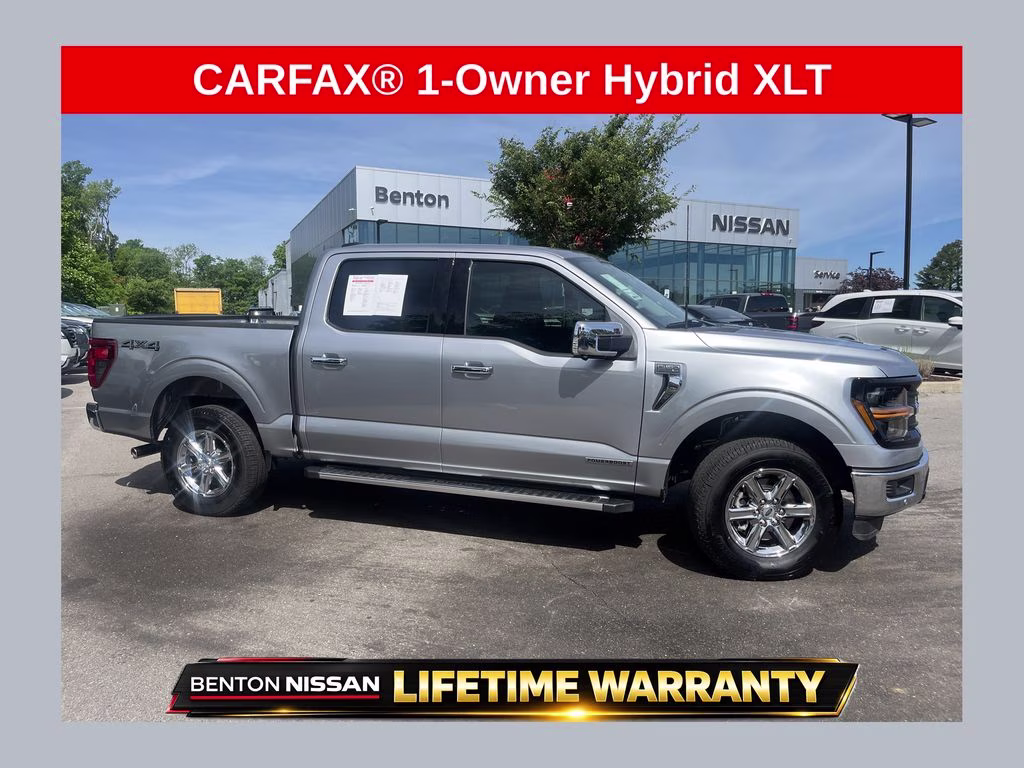2024 Silver Metallic Ford F-150 XLT 4X4 Truck