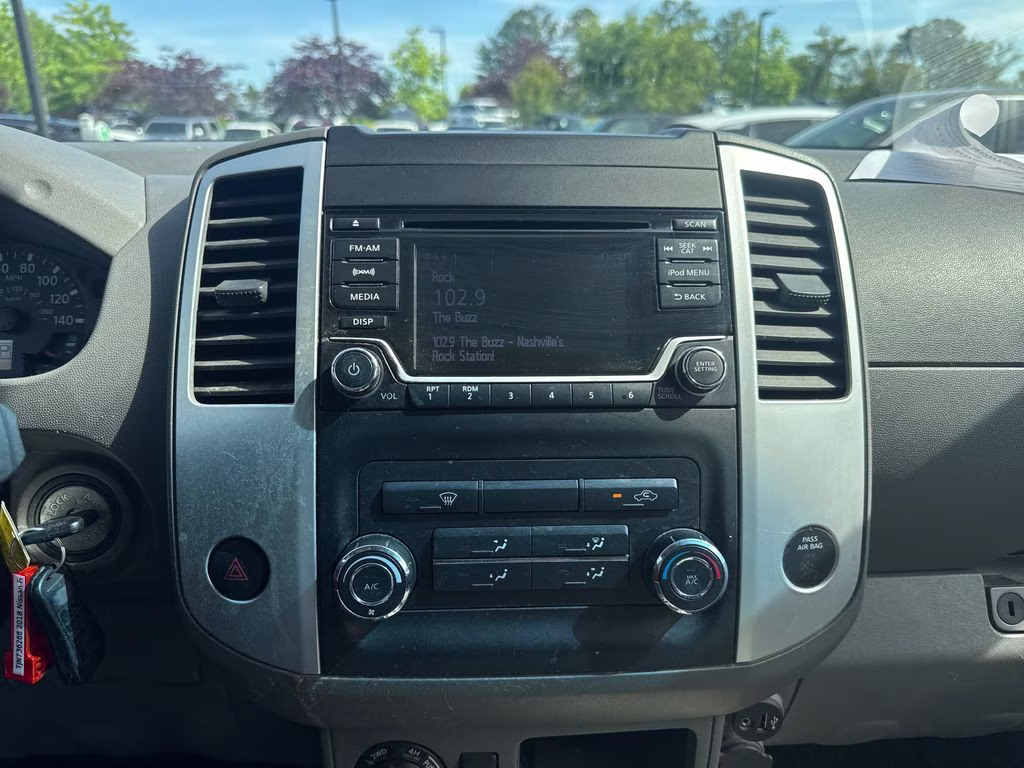 2018 Brilliant Silver Nissan Frontier SV 4X4 Truck