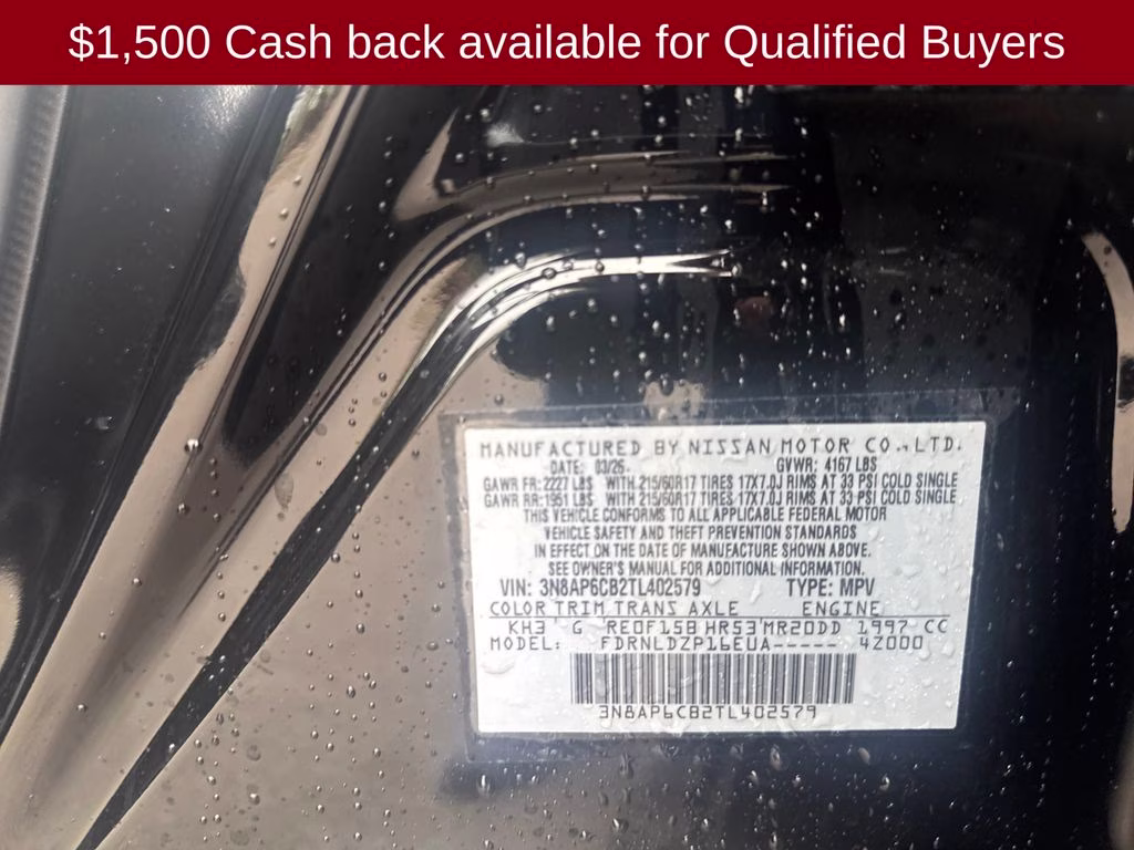 2026 Super Black Nissan Kicks SV AWD SUV