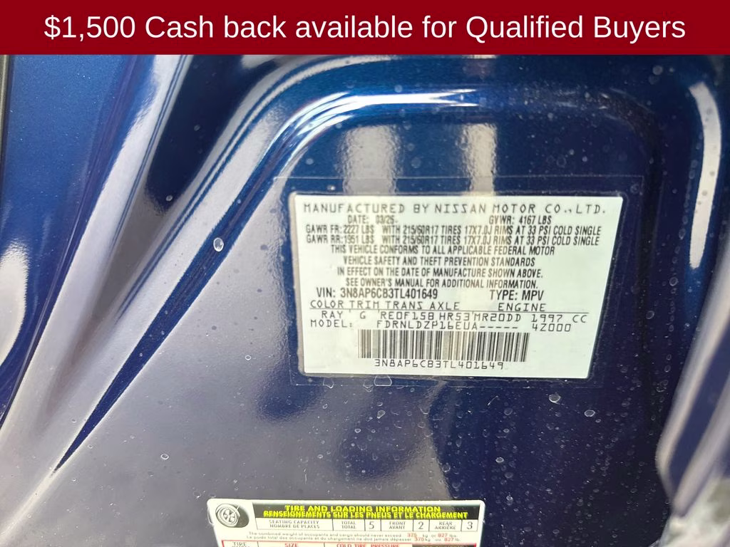 2026 Deep Blue Pearl Nissan Kicks SV AWD SUV