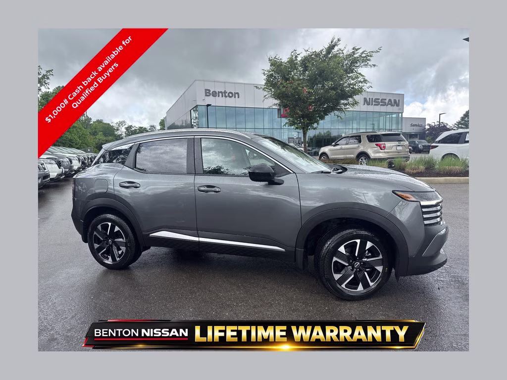 2026 Gun Metallic Nissan Kicks SV AWD SUV