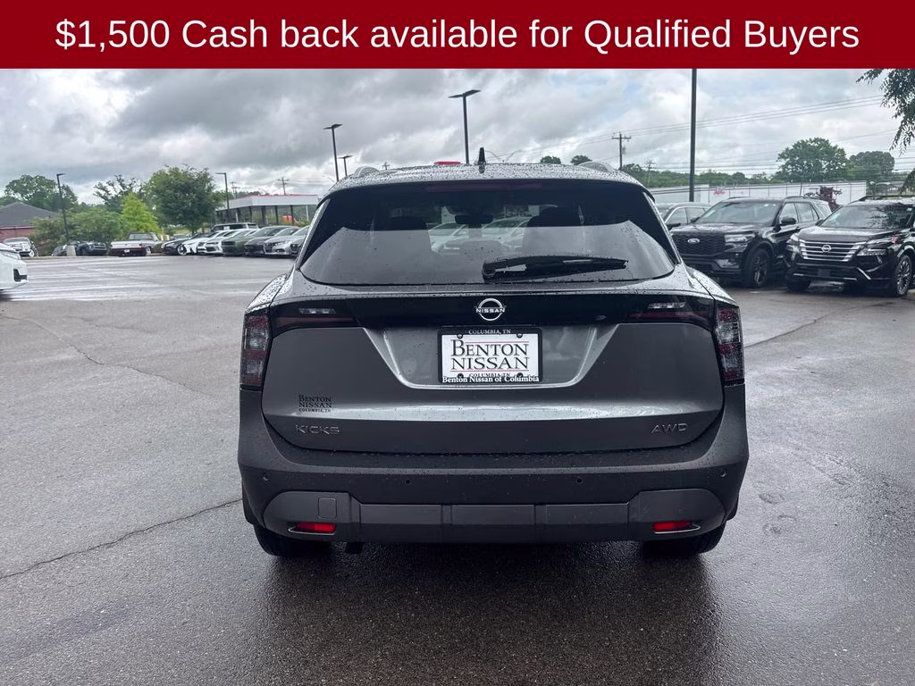 2026 Gun Metallic Nissan Kicks SV AWD SUV