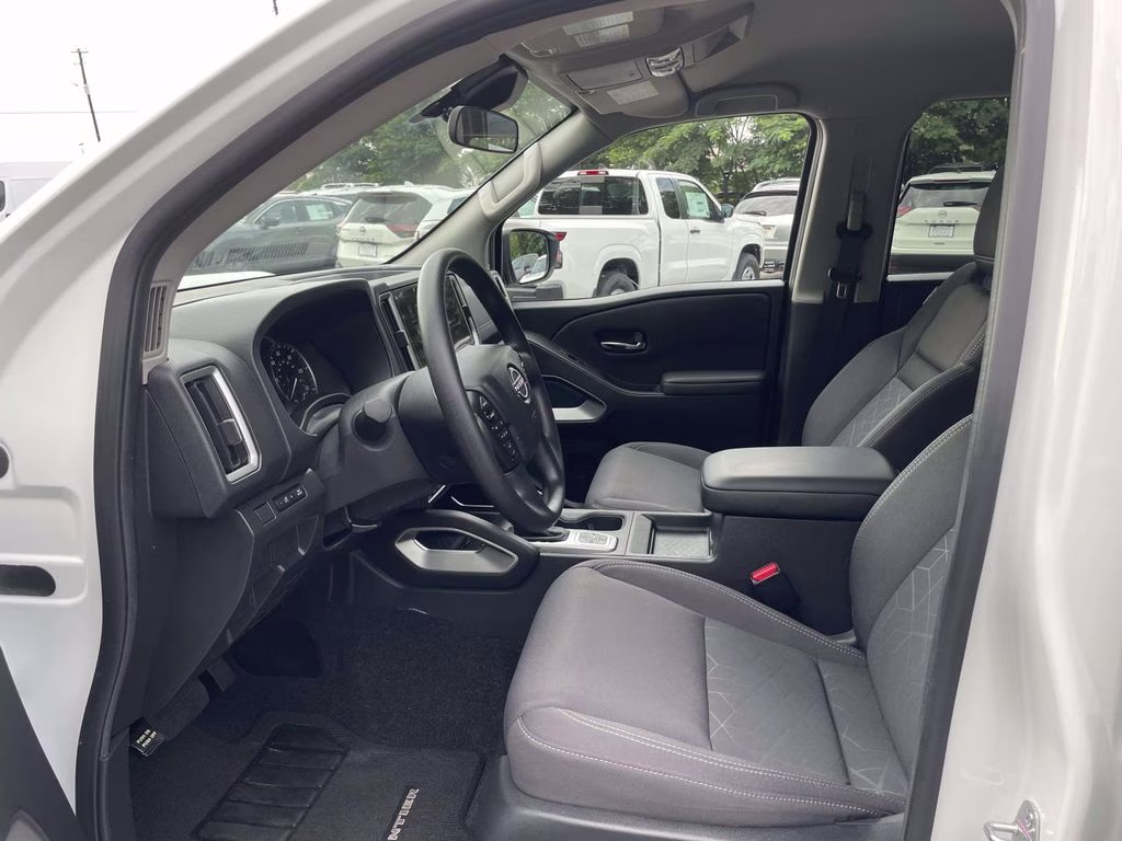 2026 Glacier White Nissan Frontier SV 4X4 Truck