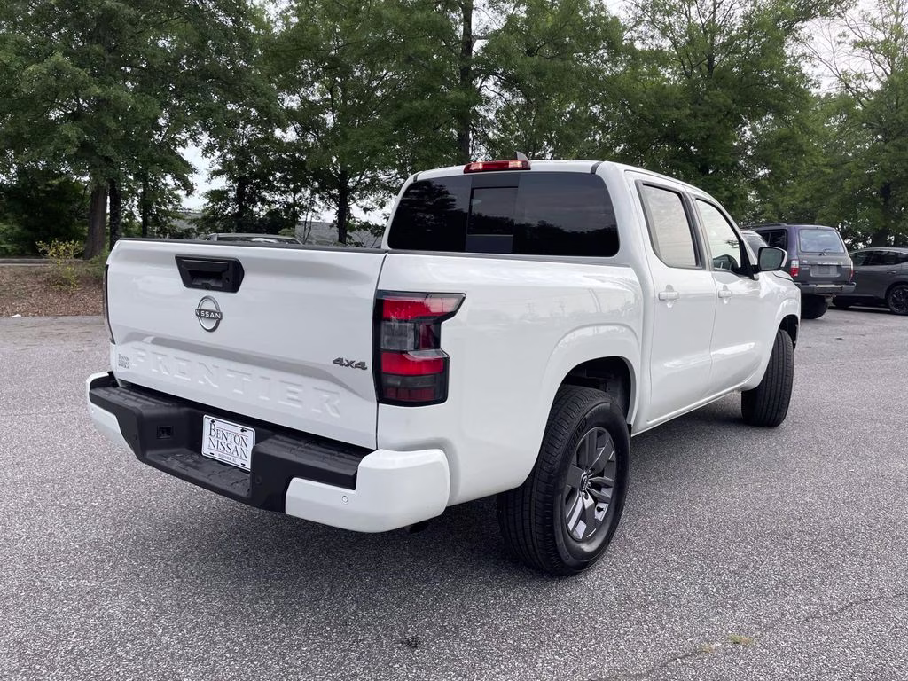 2026 Glacier White Nissan Frontier SV 4X4 Truck