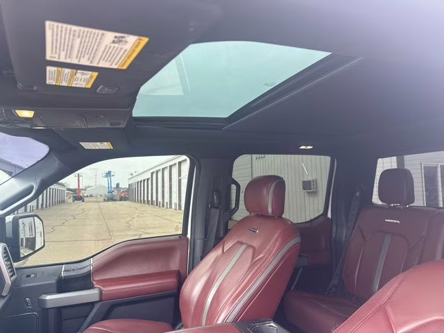 2018 White Platinum Metallic Tri-Coat Ford F-150 Platinum 4X4 Truck