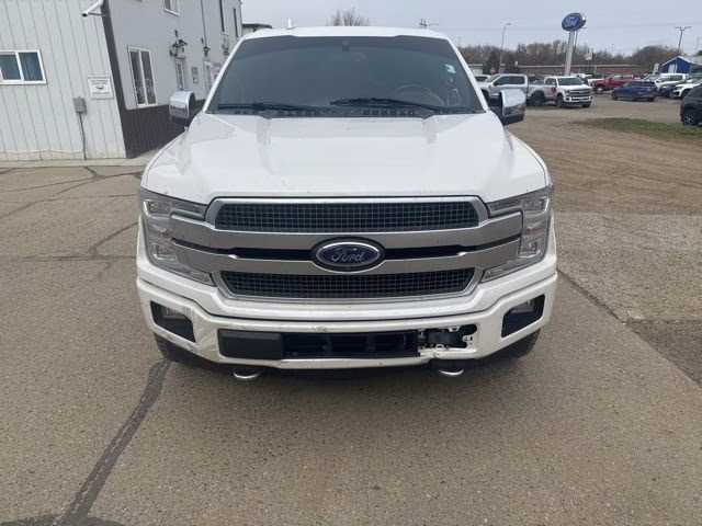 2018 White Ford F-150 Platinum 4X4 Truck