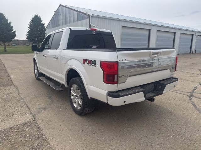 2018 White Ford F-150 Platinum 4X4 Truck