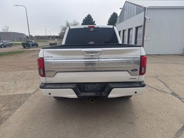 2018 White Ford F-150 Platinum 4X4 Truck