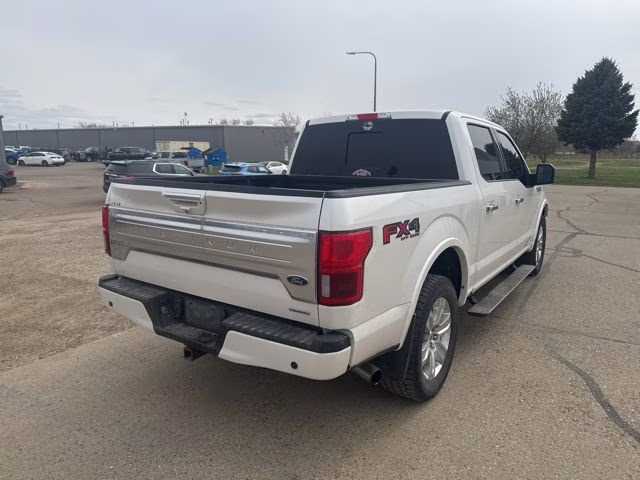 2018 White Ford F-150 Platinum 4X4 Truck