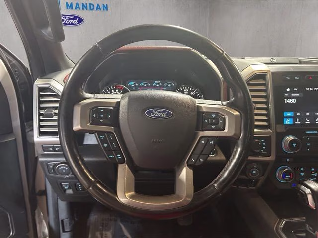 2018 White Platinum Metallic Tri-Coat Ford F-150 Platinum 4X4 Truck