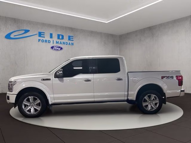 2018 White Platinum Metallic Tri-Coat Ford F-150 Platinum 4X4 Truck