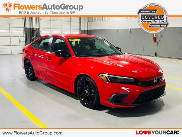 2023 Red Honda Civic Sport Sedan