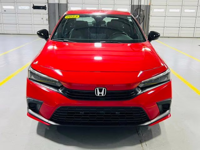 2023 Red Honda Civic Sport FWD Sedan