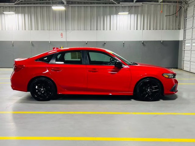 2023 Red Honda Civic Sport FWD Sedan