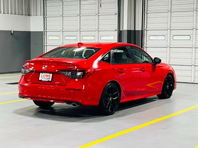 2023 Red Honda Civic Sport FWD Sedan