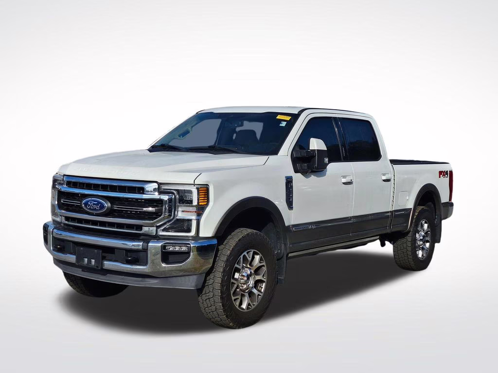 2022 White Ford Super Duty F-250 SRW Lariat 4X4 Truck