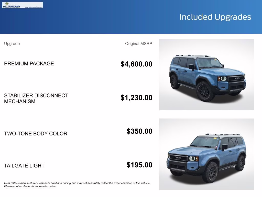 2025 Heritage Blue Toyota Land Cruiser Base 4X4 SUV