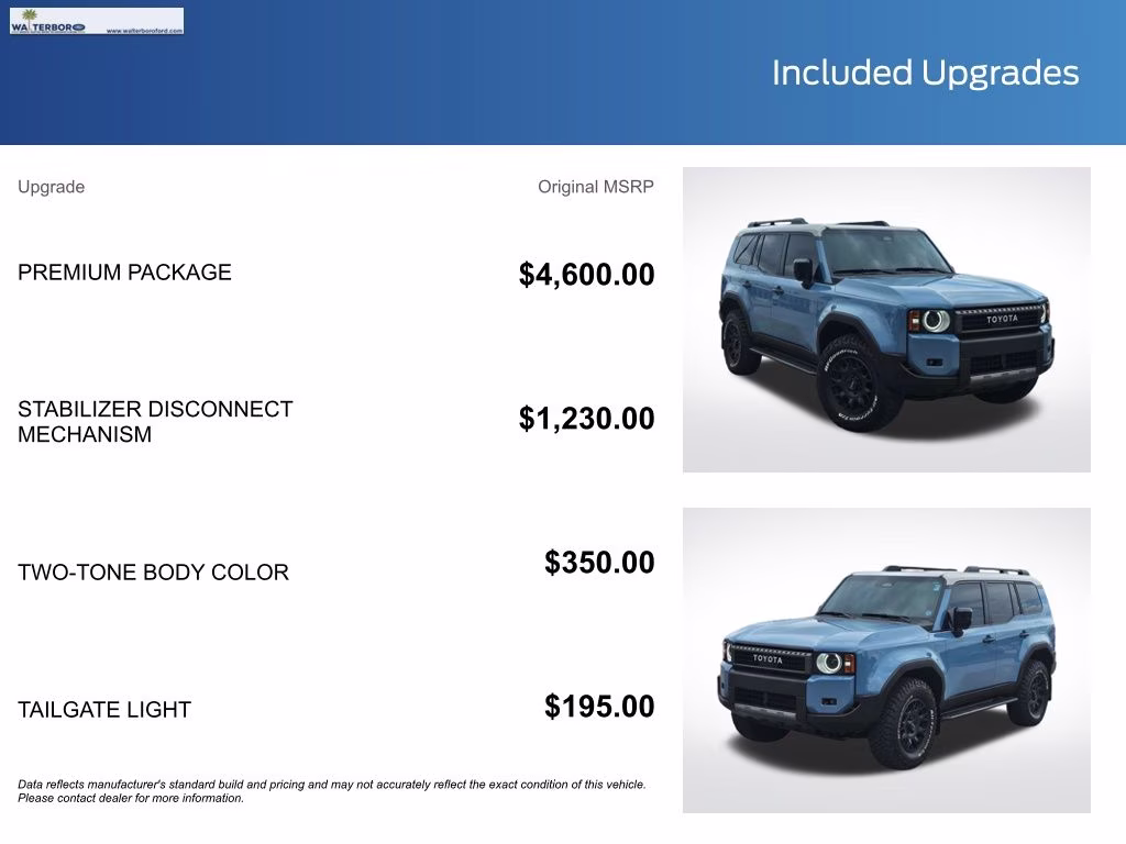 2025 Heritage Blue Toyota Land Cruiser Base 4X4 SUV