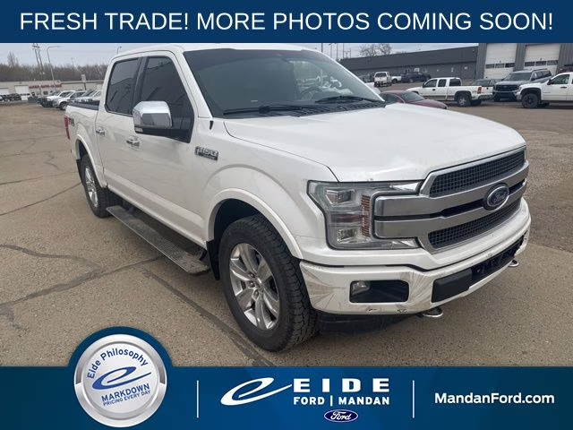2018 White Ford F-150 Platinum 4X4 Truck