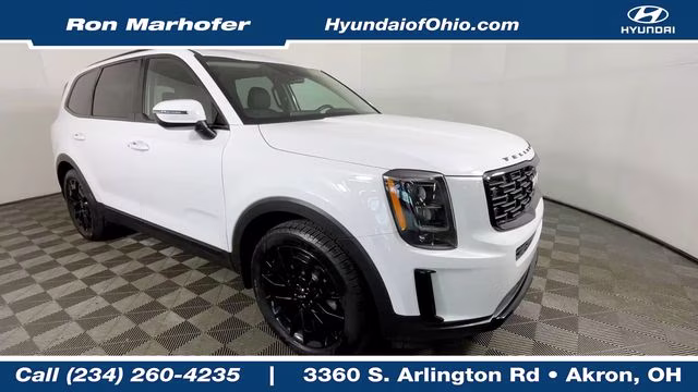 2022 Glacial White Pearl Kia Telluride EX AWD SUV