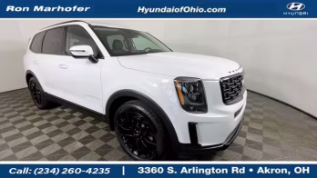 2022 Glacial White Pearl Kia Telluride EX AWD SUV