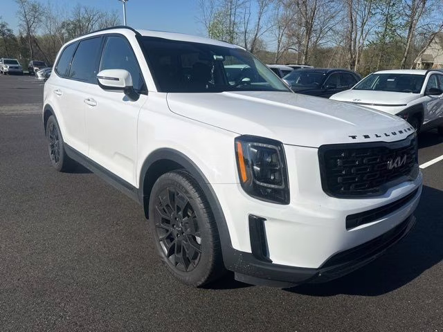 2022 Glacial White Pearl Kia Telluride EX AWD SUV