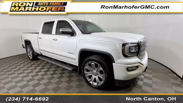 2017 White Frost Tricoat GMC Sierra 1500 Denali 4X4 Truck