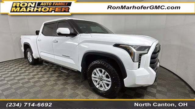 2025 White Toyota Tundra SR5 4X4 Truck