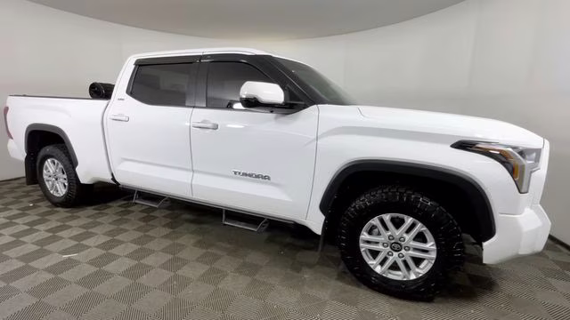 2025 White Toyota Tundra SR5 4X4 Truck