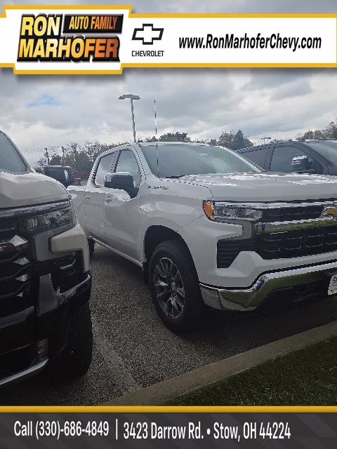2026 Summit White Chevrolet Silverado 1500 LT 4X4 Truck