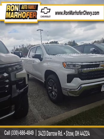 2026 Summit White Chevrolet Silverado 1500 LT 4X4 Truck