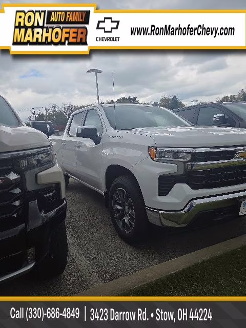 2026 Summit White Chevrolet Silverado 1500 LT 4X4 Truck