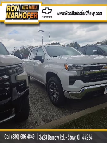 2026 Summit White Chevrolet Silverado 1500 LT 4X4 Truck