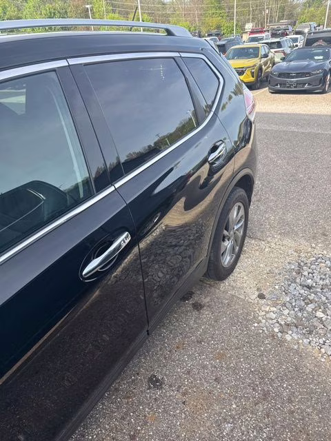 2015 Super Black Nissan Rogue SL AWD SUV