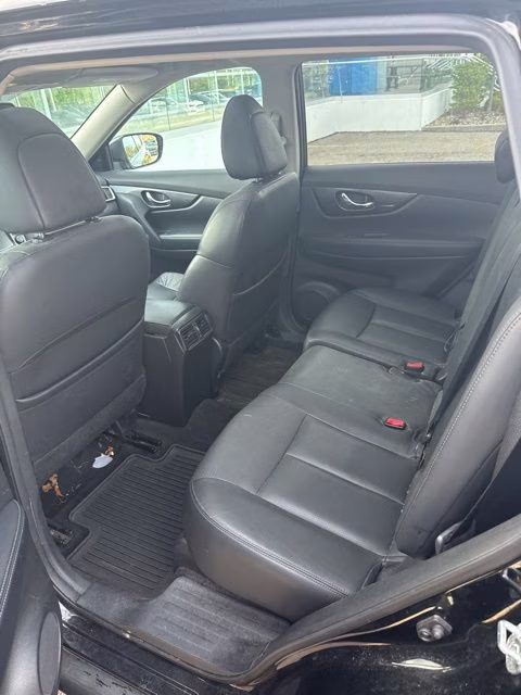 2015 Super Black Nissan Rogue SL AWD SUV